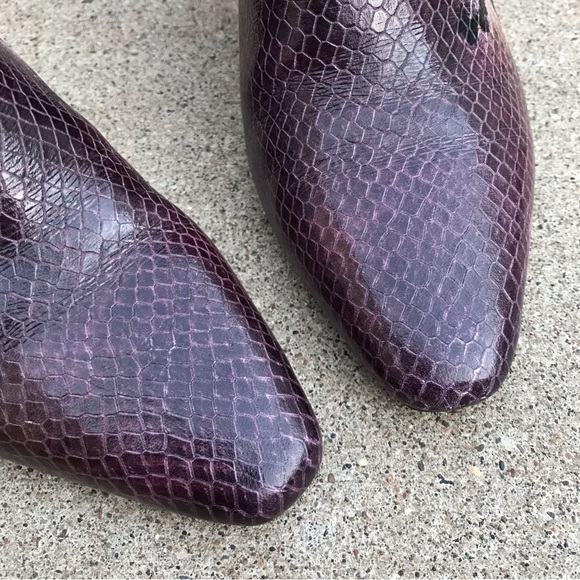 🍄 Donald J.Pliner Laila Snakeskin Print Booties - Picture 2 of 12